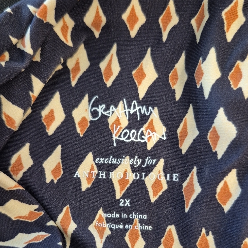 Graham Keegan Patterned Strapless Bikini Top From Anthropologie 2x - Picture 4 of 10